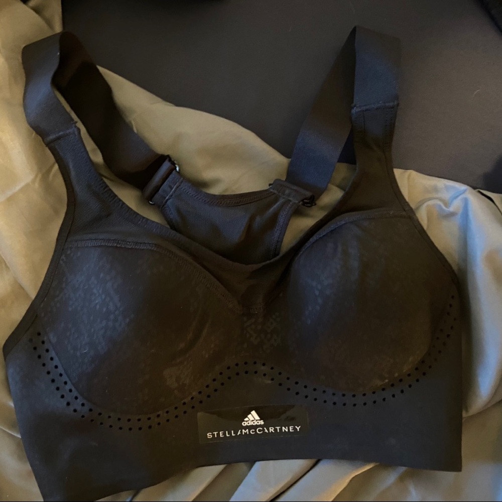 Adidas Stella McCartney high compact Sports bra.